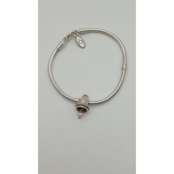 Pandora Signed 925 Silver Charm Bracelet - Picture 4 of 4